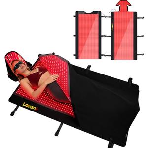 Red Light Therapy Mat for Full Body  81"x33" Infrared Red Light Mat with 2,710 (660nm & 850nm) LEDs for Home Use