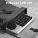 LAMA 7 Colors Backlit Bluetooth Keyboard and Mouse Combo for iPad Pro/Air/Mini, Ultra-Slim Rechargeable Wireless Keyboard and Mouse for iPhone 15/14/13 Pro/Samsung/Tablet/PC/Laptop/iOS/Windows/Android