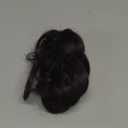 Curly Wavy Messy Bun Hair piece Easy Updo Extensions Claw Clips for Women Girls Dark Brown, Natural Fake Wig Tie Headpiece Chestnut Chocolate