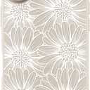 Silicone Phone Case for iPhone 16 Compatible with Magsafe Cute White Daisy Floral Design Shock Proof Heavy-Duty Protection for Women Girls