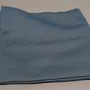 NICETOWN Window Valances for Living Room, Rod Pocket Light Blocking Thermal Insulated Blackout Farmhouse Kitchen Valance for Small Windows 42 x 16 Inch Length, Greyish Blue, 1 Panel