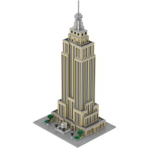 DOvOb Architecture Empire Building Micro Blocks Set 3819PCS - World Famous Architectural Model Toys Gifts for Kid and Adult