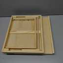 Art Easel for Painting, Tabletop Wooden Easel StandAdjustable Angle Portable Easel for Canvas, Ipad, Book, Artwords Display 2 Pack