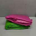 Shappy 2 Pack 36'' 40'' 47'' Snow Tube Inflatable Snow Sleds Heavy Duty Sleds Adults for Winter Outdoor Sports Toboggan with Handles Thickened Bottom (Purple, Green)