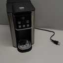 Hot & Iced Coffee Maker with Bold Setting, Single Serve Coffee Maker for K Cup and Grounds, 6-14 Oz Brew Sizes, 50 Oz Removable Water Tank, One Cup Coffee Machine with Reusable Filter, Black