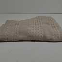 PHF 100% Cotton Waffle Weave Blanket King Size, Soft Lightweight Breathable Cozy Summer Blankets for Bed, Luxury Aesthetic Woven Bedding for Home Decor, 108"x90", Oatmeal