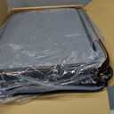 Lekereise Large Cat Carrier for 2 Cats, 2-in-1 Cat Travel Carrier with Litter Box, (17.7" x2) x16.5"x13" Pet Carrier with Zipper Locks for Moving Across The Country (No Hammock) - Grey