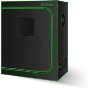 Small Grow Tent for Aerogarden30x18x36 Hydroponics Growing System Highly Reflective 600D Diamond Mylar Canvas with Ventilation window and Floor Tray for Hydroponic Indoor Plant Growing