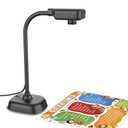 Document Camera for Teachers and Classroom, Gawervan USB Webcam/Doc Camera Built-in Mic— Mac OS, Windows, Chromebook Compatible for Live Demo, Web Conferencing, Distance Learning, Remote Teaching