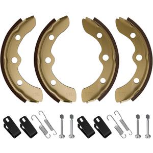 Golf Cart Brake Shoes Spring Kit for Club Car 1995-Up DS and Precedent/Brake Shoes Kit for 1995-Up Club Car DS&Precedent and 2018-Up Tempo, OEM#1018232-01, 1018163-01 (Gold)