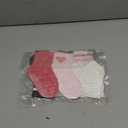 Wamvp Toddler Grip Socks with Non-Slip, Unisex Baby Retro Stripe Seamless Crew Ankle Cotton Socks for Girls Boys 6 Pairs, Pink 1-3T