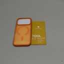 Miracase Magnetic for iPhone 17 Pro Case 6.3" with Screen Protector, [Compatible with MagSafe] Military-Grade Protection, Anti-Fingerprint, Slim Thin Phone Case for 17 Pro Cover, Orange