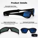 Polarized Floating Fishing Sunglasses for Men Women – UV400 Floatable Lenses for Boating, Kayaking & Water Sports
