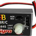 Mini Gyro Module for RC Cars Drift Drive, Automatic Stability Control Gyro Sensitivity R484 Mini RC Car Gyro Stabilizer 4-6V Analog SMM System for WPL D12