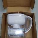 Brita Metro Water Filter Pitcher with SmartLight Change Indicator, BPA-Free, Replaces 1,800 Plastic Water Bottles a Year, Lasts Two Months, Includes 1 Filter, Small - 6-Cup Capacity, White