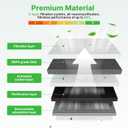 Engine+Cabin Air Filters Set Fit for 2018-2026 Volkswagen Atlas 2.0L 3.6L, Atlas Cross Sport 2020-2026 Engine Air Filter VW Atlas Replacement Automotive Accessories CF11643 3QF129620