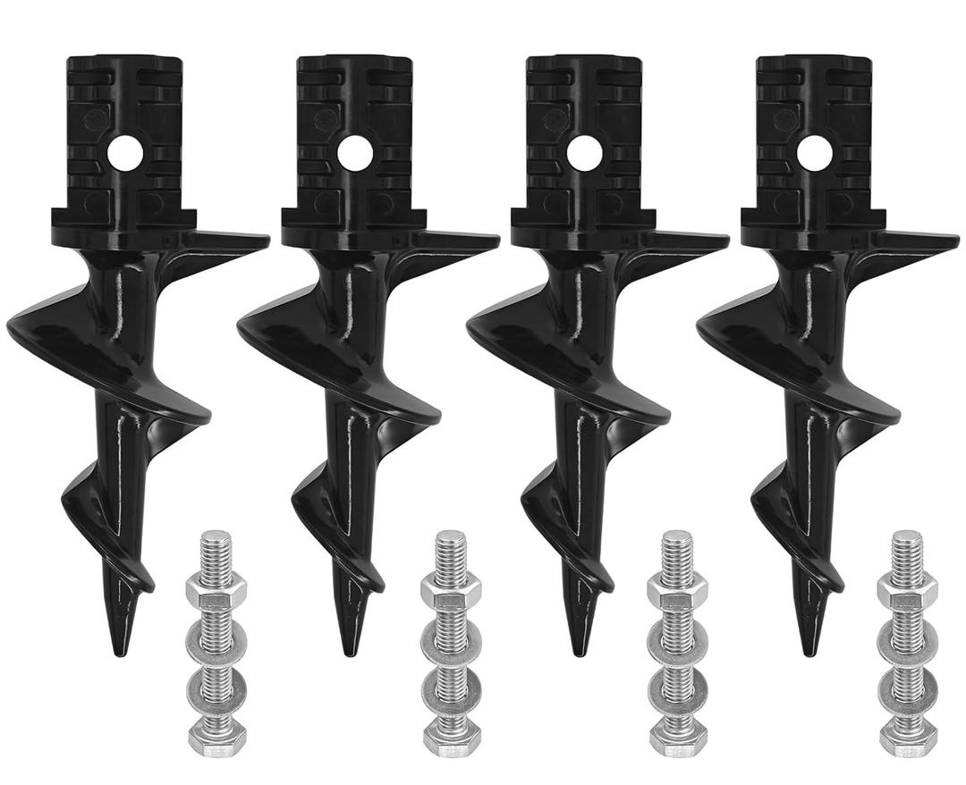 Sand Anchor for Boat,Sand Auger Boat Anchor Dock Auger for Making Sandbar Anchor,Fit 1.5" Schedule 40 PVC Tubing with 1.57" ID, for Secure Pontoon Boat Beach Umbrella Shallow Water Anchor