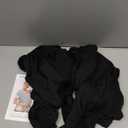 Momcozy Baby Wrap Carrier, Easy to Wear Infant Carrier Slings, Lightweight Hands Free Baby Sling, Adjustable Baby Carriers for Newborn to Toddler 8-35 lbs, Black