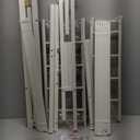 Metal Platform Queen Bed Frame with Headboard Sturdy Steel Slats Support No Box Spring Needed Easy Assembly White