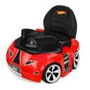 Hot Wheels Race Car Potty Training Toilet, Includes Detachable Toddler Toilet Seat and Kids Potty, Ages 12 Months and Up, Red