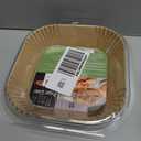 BYKITCHEN 300PCS Small Air Fryer Disposable Liners for 2 to 5QT Airfryer, Square Mini Air Fryer Parchment Paper Liners, Compatible with CHEFMAN 2 QT/ 4 QT, Cosori 2.1QT, Instant Pot Vortex 4Qt& More