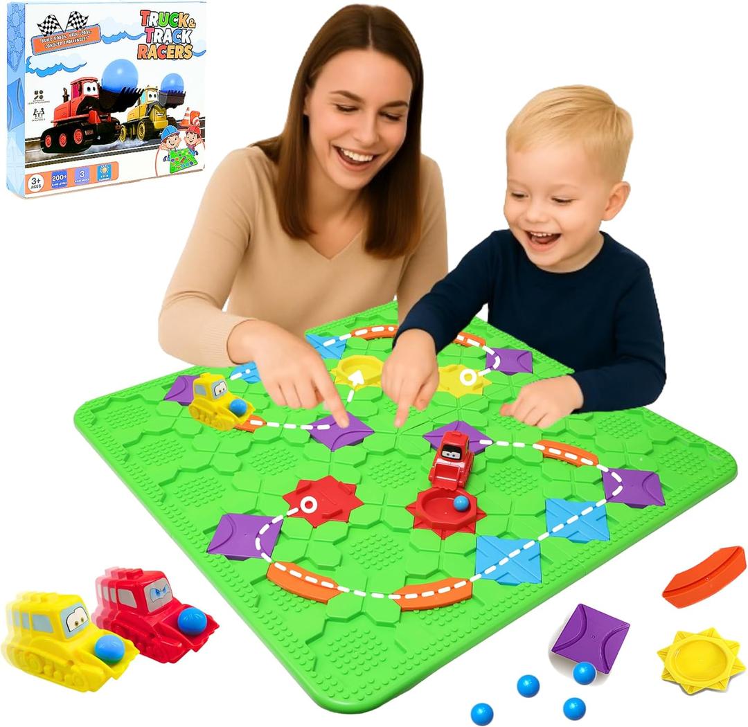 Logic Road Builder Game - STEM Board Games for Kids 4-8 Year Old with 200+ Challenges - Montessori Toys for Kids | Educational Birthday Gifts for Boys & Girls