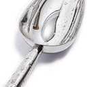 JBscoop Stainless Steel Ice Scoop, Small Metal Food Candy Scoop for Kitchen Bar Party Wedding - 6 Oz
