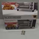 BLACK+DECKER TO1313SBD Toaster Oven, 15.47 Inch, Silver