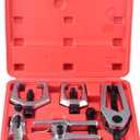 DAYUAN 5pcs Professional Front End Service Tool Kit, Pitman Arm Puller, Ball Joint Separator Tie Rod Remover Tool