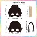 27 Packs Purim Story Character Scratch Paper,DIY Rainbow Magic Scratch Off Paper Art Craft Cards for Purim Day Jewish Holiday Party Favors Supplies