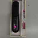 Go Brush Pro, 2026 Cordless Hair Straightener Brush 3 Adjustable Temperature Portable USB Charging Straightener Suitable for All Hair Types (Light Black)