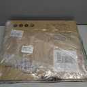 HOOBRO Vinyl Record Storage Crate, Stepped 2-Tier Record Crate, Album Storage Box, Visible Record Holder Crate with Handle, for Vinyl, Magazine, Folder, Album, Natural YL02CW01