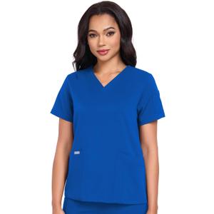 COMENII Scrubs for Women Classic Fit Scrub Tops Women with 4 Pocket, Back Princess Seams Womens Scrubs, L COMENII Scrubs for Women Classic Fit Scrub Tops Women with 4 Pocket, Back Princess Seams Womens Scrubs, L