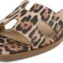 Soda Knit ~ Women Square Toe H-Band Flat Slide Sandals 10