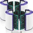2 Pack Replacement True Filter for Dyson TP04 TP06 TP07 TP09 TP10 HP04 HP06 HP07 HP09 HP10 PH01 PH02 PH04, Fan Sealed Two Stage 360 Filter System Pure Cool & Activated Carbon (generic)