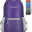 ZOMAKE Ultra Lightweight Hiking Backpack 20L, Packable Small Backpacks Water Resistant Daypack for Women Men(Purple)