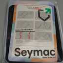 SEYMAC Case for iPad Air 5th/ 4th Generation 10.9 Inch, Full-Body Shockproof Protective Case with Screen Protector, Rotating Stand/Handle/Shoulder Strap/Pencil Holder for iPad Air 5/ Air 4, Black