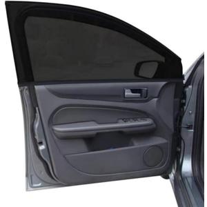 2Pack Front Car Window Screen Mesh Cover up to 40", Sunshade Anti-UV Rays, Privacy Shade Car Camping Net for Ventilation