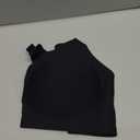 Seamless Wireless Bra for Women with Support - No Underwire Full Coverage Push Up Bras (Large, Black)