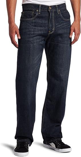 Levi's Men's 569 Loose Straight Fit Jeans (36W x 32L, Dark Chipped)