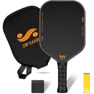 Pickleball Paddle,T700 Thermoformed Raw Carbon Fiber with 16MM Polypropylene Honeycomb Core Pickleball Paddle,Suitable for Beginners and Professional Players (Twilled Black) Pickleball Paddle,T700 Thermoformed Raw Carbon Fiber with 16MM Polypropylene Honeycomb Core Pickleball Paddle,Suitable for Beginners and Professional Players (Twilled Black)