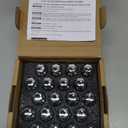 14x1.5 Lug Bolt for Mercedes-Benz ML350 ML500 GLC300 GLK350, 14mmx1.5 Wheel Lug Bolt OEM Factory Wheel for CL500 GL450 W215 E350 E300 S550 S600, 20PC Replace Benz Flower lugbolt 0009905407, 9905407