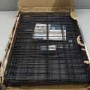 MidWest Homes for Pets Small LifeStages Single Door 24-Inch Folding Dog Crate, Enhanced Security, Includes Leak-Proof Pan, Divider Panel, Handle, Rubber Feet (Black)