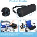 Wheel Chair Cushions for Seniors Pommel Wedge Wheelchair Seat Belt to Prevent Forward Sliding Transport Chair Safety Strap Dementia Patient Leg Support Improves Positioning Harness Cushion