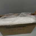 White Linen Tall Drum Lamp Shades Set of 2, 10"Top x10" Bottom x 13"High, Lampshade Replacement for Table Lamp Floor Lamp, Natural Linen Lampshades, Spider, Harp Holders Included, Easy Assembly