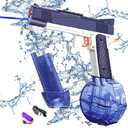 Electric Water Gun for Adults  Automatic, Battery-Operated Water Pistol with 32 Ft Range, 550ML Large Capacity Squirt Gun for Kids Summer Outdoor Fun High-Powered (Blue)