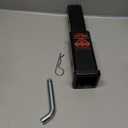 TOPTOW Hitch Extender, Fits for 2 inch Receiver, 7 inch Extension Length, with 5/8 inch Hitch Pin