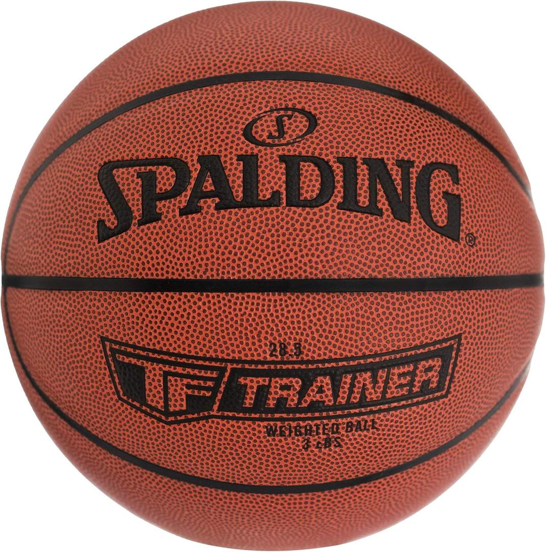 Spalding TF-Trainer Weighted Basketballs |Improve Dribbling & Passing Strength| Available in 3 or 6 Pound Weights