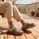 ChayChax Women and Men Fur Lined Clogs Memory Foam Warm Fuzzy Slippers Winter Waterproof Indoor Outdoor Slipper 40-41