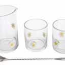 Mixing Glass Cocktail 4Pcs Set, Daisy